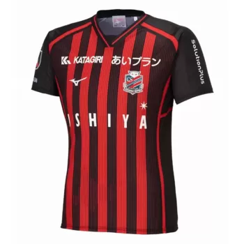 2024 Hokkaido Consadole Sapporo Mens Home Soccer Jersey Red Black