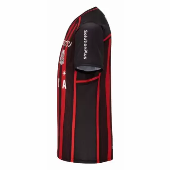 2024 Hokkaido Consadole Sapporo Mens Home Soccer Jersey Red Black