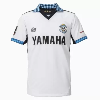 2024 Jubilo Iwata Mens Away Soccer Jersey White Blue