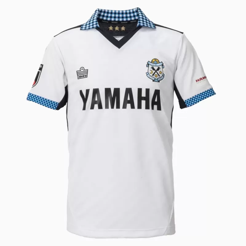 2024 Jubilo Iwata Mens Away Soccer Jersey White Blue