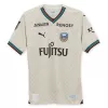 2024 Kawasaki Frontale Mens Away Soccer Jersey Cream Checkered
