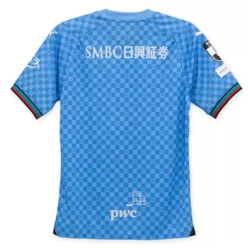2024 Kawasaki Frontale Mens Home Soccer Jersey Blue Checkered