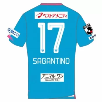 2024 Sagan Tosu Mens Home Soccer Jersey Blue Pink Gradient
