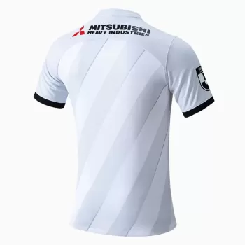 2024 Urawa Red Diamonds Mens Away Soccer Jersey White Grey 2024 Urawa Red Diamonds Mens Away Soccer Jersey White Grey