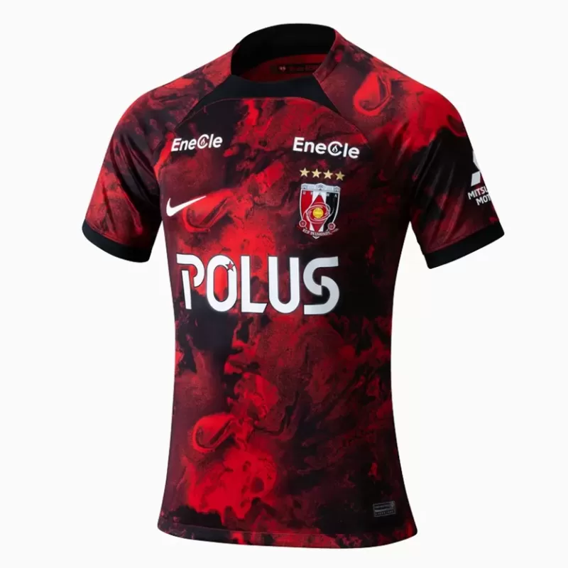 2024 Urawa Red Diamonds Mens Home Soccer Jersey Red Black 2024 Urawa Red Diamonds Mens Home Soccer Jersey Red Black