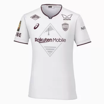 2024 Vissel Kobe Mens Away Soccer Jersey White Red