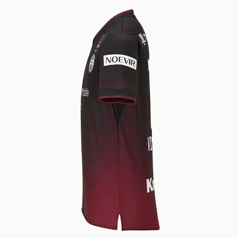 2024 Vissel Kobe Mens Home Soccer Jersey Black Red Gradient 2024 Vissel Kobe Mens Home Soccer Jersey Black Red Gradient