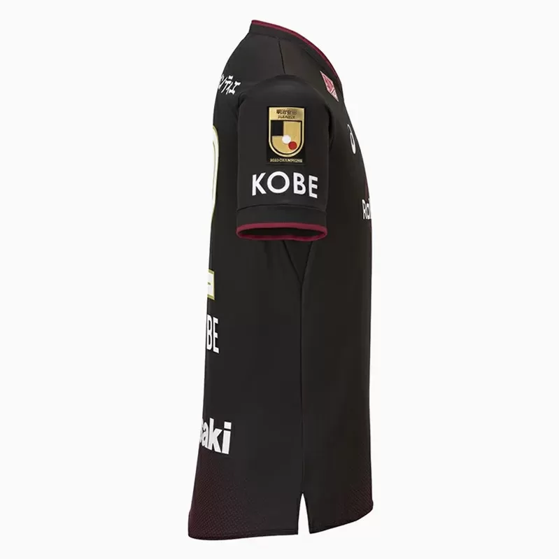 2024 Vissel Kobe Mens Home Soccer Jersey Black Red Gradient 2024 Vissel Kobe Mens Home Soccer Jersey Black Red Gradient