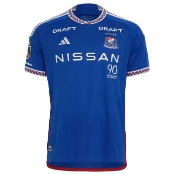 2024 Yokohama F Marinos Mens Home Soccer Jersey Blue Tricolor