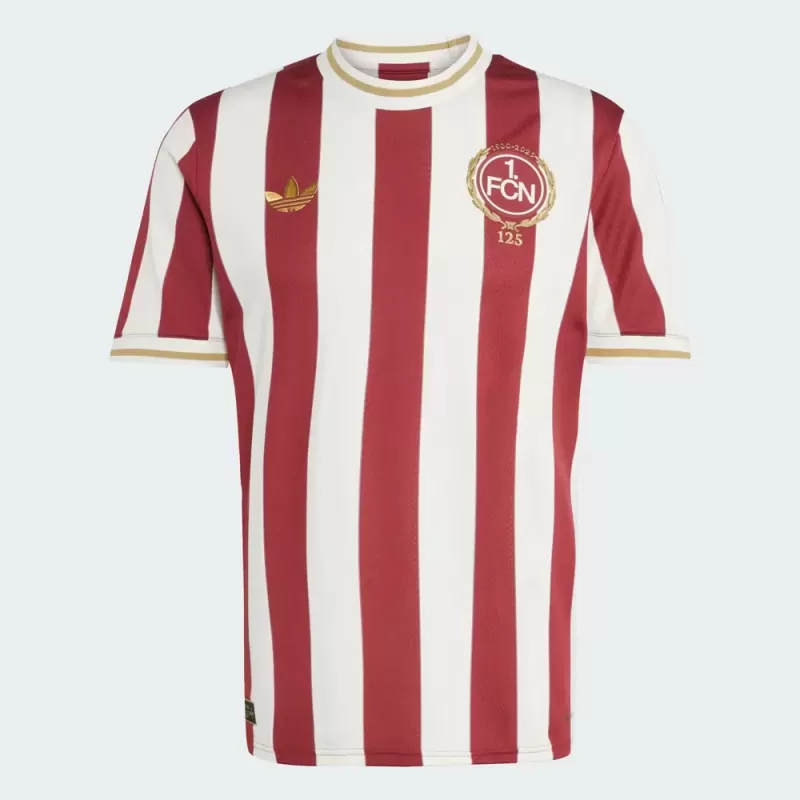 2025 1 FC Nurnberg Mens Anniversary Soccer Jersey 125 Years