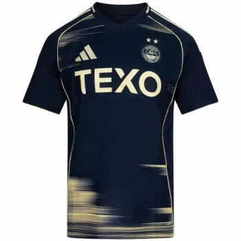 2025 2026 Aberdeen FC Mens Away Soccer Jersey Skyline Yellow