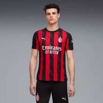 2025 2026 AC Milan Mens Home Authentic Soccer Jersey Player Version