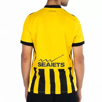 2025 2026 AEK Athens Mens Home Soccer Jersey Yellow Black