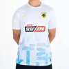 2025 2026 AEK Athens Mens Third Soccer Jersey White Yellow
