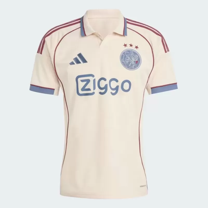 2025 2026 Ajax Amsterdam Mens Third Soccer Jersey Halo Ivory 2025 2026 Ajax Amsterdam Mens Third Soccer Jersey Halo Ivory
