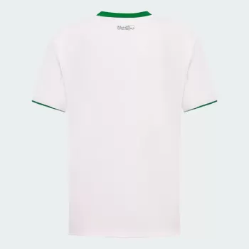2025 2026 Al Ahli FC Mens Away Soccer Jersey White Green Palm 2025 2026 Al Ahli FC Mens Away Soccer Jersey White Green Palm