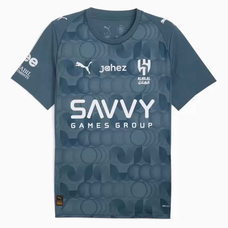 2025 2026 Al Hilal Saudi FC Mens Third Soccer Jersey Futuristic Riyadh