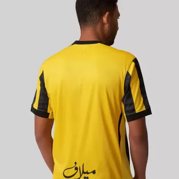 2025 2026 Al-Ittihad Club Mens Home Authentic Soccer Jersey Black Yellow 2025 2026 Al-Ittihad Club Mens Home Authentic Soccer Jersey Black Yellow