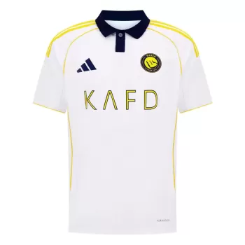 2025 2026 Al Nassr FC Mens Third Soccer Jersey Heritage White
