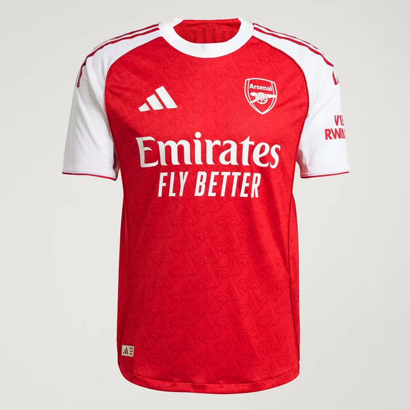 2025 2026 Arsenal FC Mens Home Soccer Jersey Red White