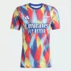 2025 2026 Arsenal FC Mens Pre Match Soccer Jersey Multicolor Brushstroke