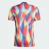 2025 2026 Arsenal FC Mens Pre Match Soccer Jersey Multicolor Brushstroke