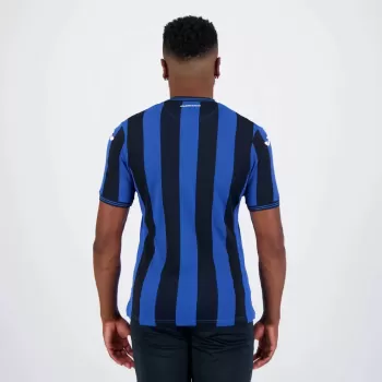 2025 2026 Atalanta Mens Home Soccer Jersey Blue Stripes