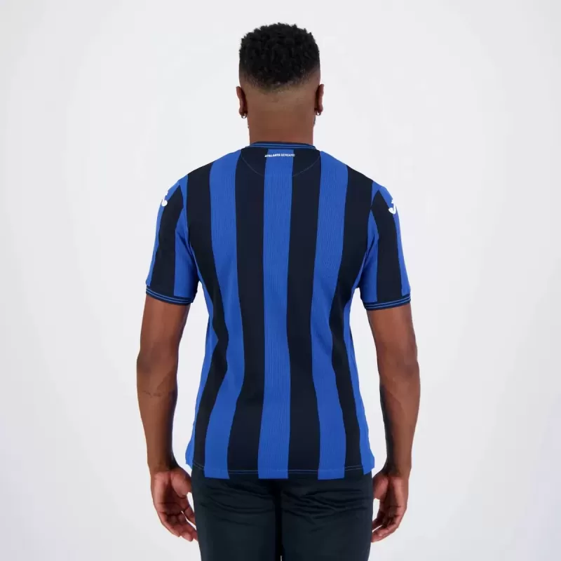 2025 2026 Atalanta Mens Home Soccer Jersey Blue Stripes 2025 2026 Atalanta Mens Home Soccer Jersey Blue Stripes