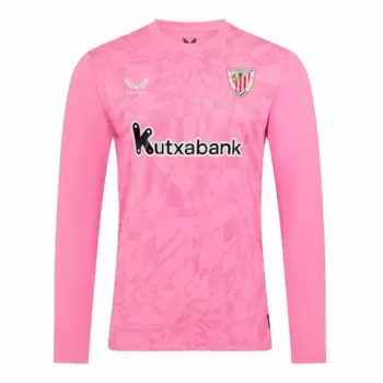 2025 2026 Athletic Club Mens Away Goalkeeper Soccer Jersey Pink Architecture