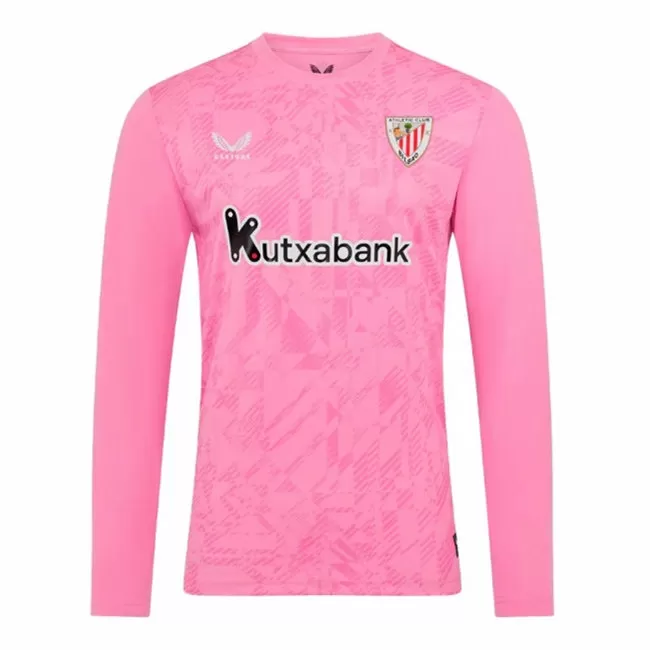 2025 2026 Athletic Club Mens Away Goalkeeper Soccer Jersey Pink Architecture 2025 2026 Athletic Club Mens Away Goalkeeper Soccer Jersey Pink Architecture