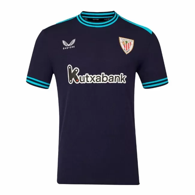 2025 2026 Athletic Club Mens Away Soccer Jersey White Turquoise 2025 2026 Athletic Club Mens Away Soccer Jersey White Turquoise