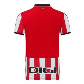 2025 2026 Athletic Club Mens Home Soccer Jersey Red White Pique