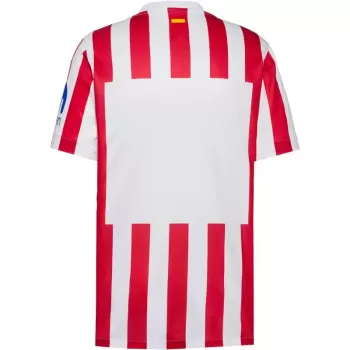 2025 2026 Atlético de Madrid Mens Home Soccer Jersey Red White Stripes 2025 2026 Atlético de Madrid Mens Home Soccer Jersey Red White Stripes
