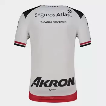 2025 2026 Atlas Mens Away Soccer Jersey White Fox Den