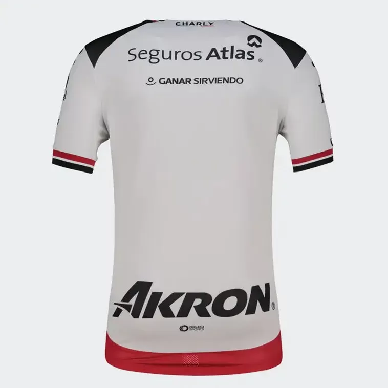 2025 2026 Atlas Mens Away Soccer Jersey White Fox Den 2025 2026 Atlas Mens Away Soccer Jersey White Fox Den