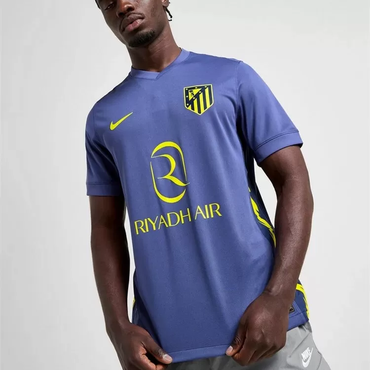 2025 2026 Atletico de Madrid Mens Away Soccer Jersey Binary Blue 2025 2026 Atletico de Madrid Mens Away Soccer Jersey Binary Blue