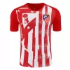 2025 2026 Atletico de Madrid Mens Pre Match Soccer Jersey Red White 2025 2026 Atletico de Madrid Mens Pre Match Soccer Jersey Red White