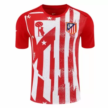 2025 2026 Atletico de Madrid Mens Pre Match Soccer Jersey Red White