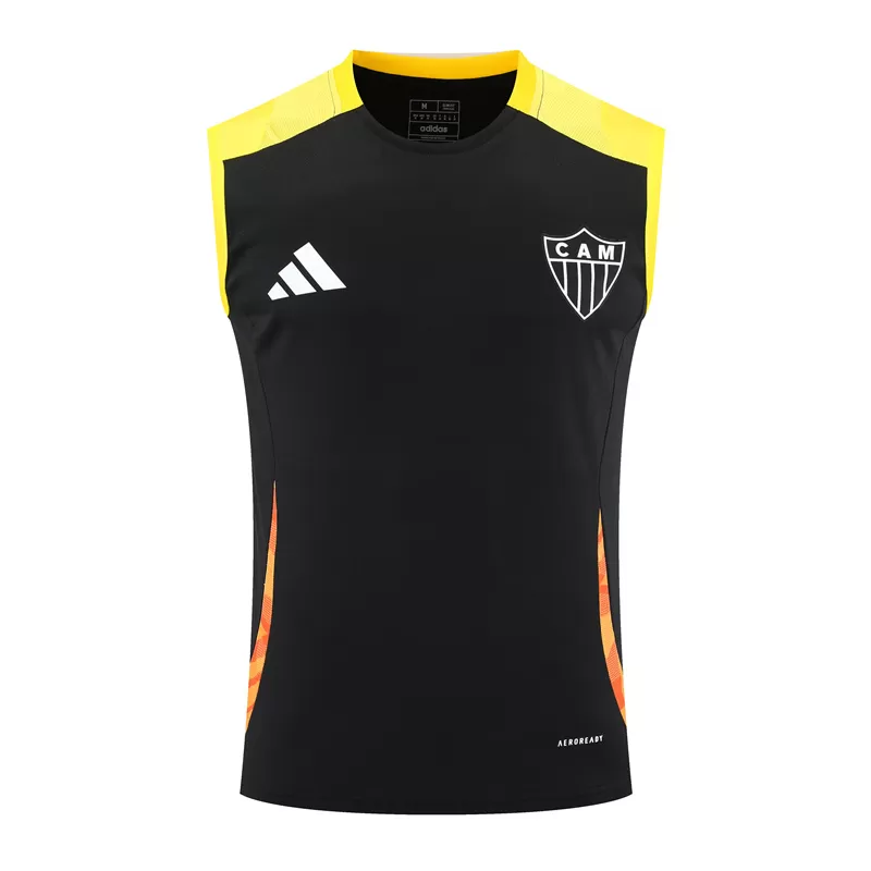 2025 2026 Atletico Mineiro Mens Black Training Sleeveless Top 2025 2026 Atletico Mineiro Mens Black Training Sleeveless Top