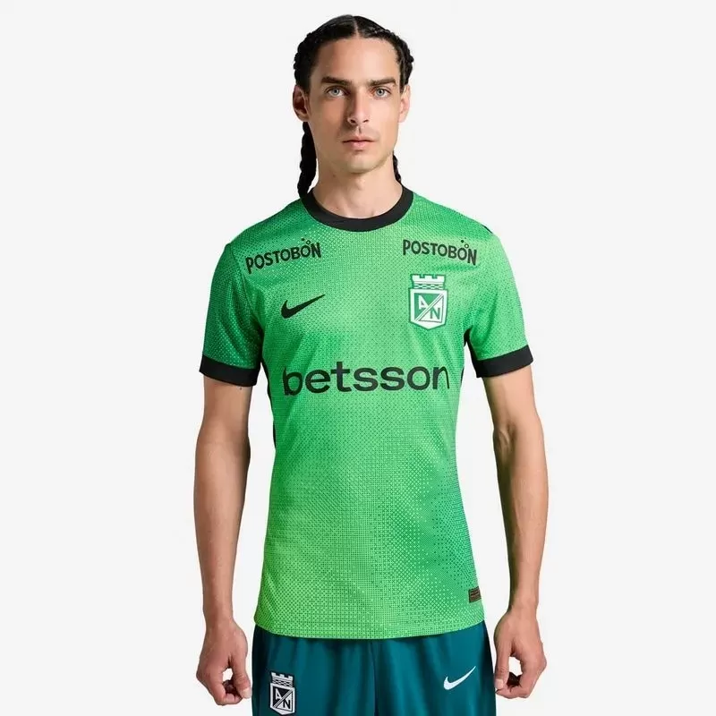 2025 2026 Atletico Nacional Mens Third Soccer Jersey Green