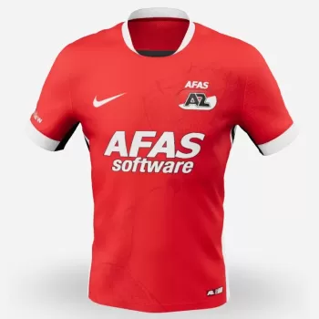 2025 2026 AZ Alkmaar Mens Home Soccer Jersey Red Heritage
