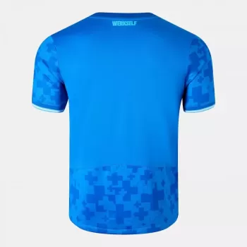 2025 2026 Bayer Leverkusen Mens Third Soccer Jersey Blue Oasis