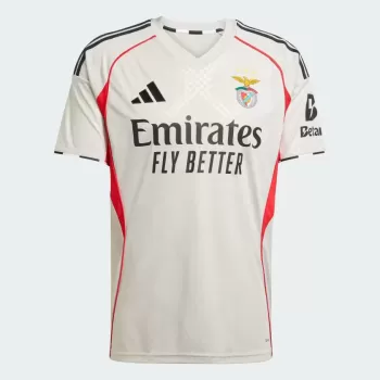 2025 2026 Benfica Mens Away Soccer Jersey Beige Street Style