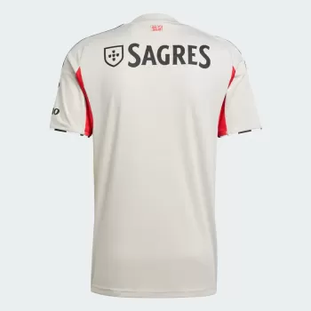 2025 2026 Benfica Mens Away Soccer Jersey Beige Street Style 2025 2026 Benfica Mens Away Soccer Jersey Beige Street Style