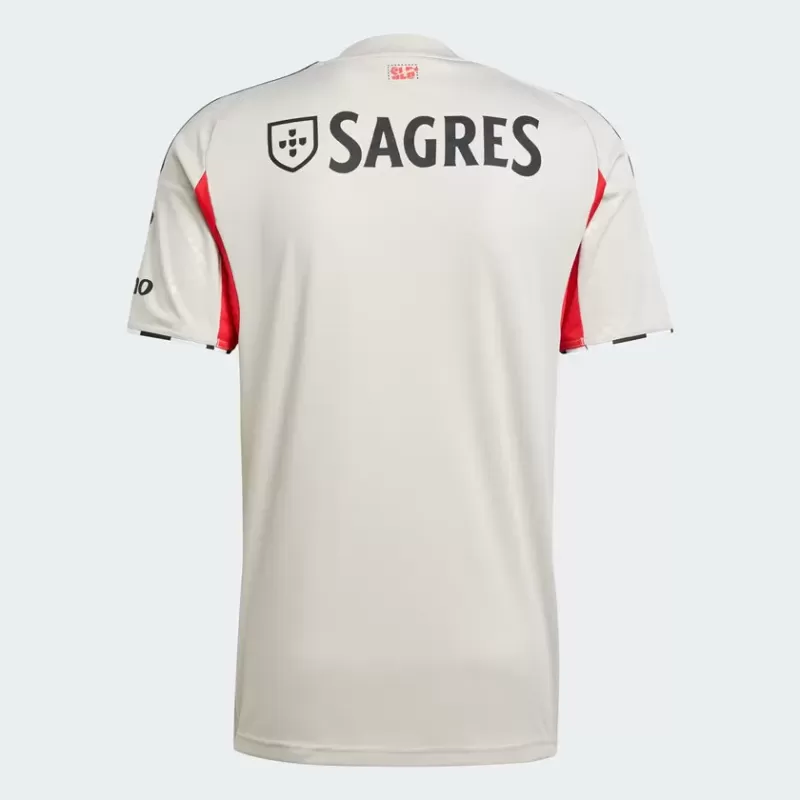 2025 2026 Benfica Mens Away Soccer Jersey Beige Street Style 2025 2026 Benfica Mens Away Soccer Jersey Beige Street Style
