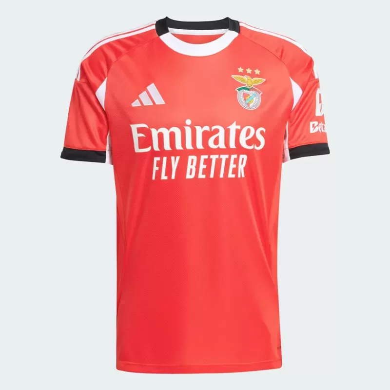 2025 2026 Benfica Mens Home Soccer Jersey Red Street Edition