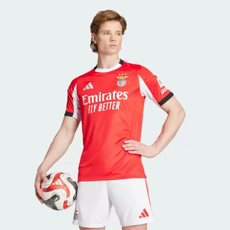 2025 2026 Benfica Mens Home Soccer Jersey Red Street Edition