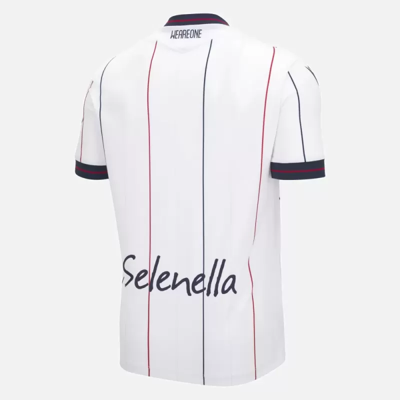 2025 2026 Bologna FC 1909 Mens Away Soccer Jersey White Red Blue