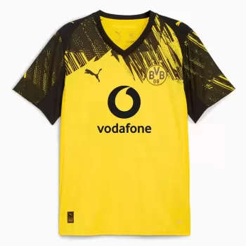 2025 2026 Borussia Dortmund Mens Home Soccer Jersey Yellow Black