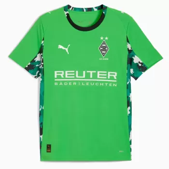 2025 2026 Borussia Monchengladbach Mens Away Soccer Jersey Green